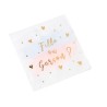 16 SERVIETTES BABY SHOWER FILLE OU GARCON 33 X 33 CM