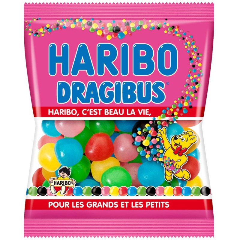 SACHET BONBONS HARIBO DRAGIBUS 40 G