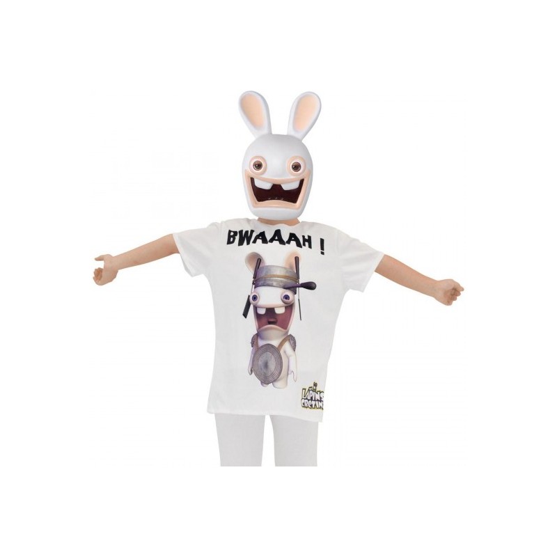 KIT LAPIN CRETIN TSHIRT + MASQUE ENFANT