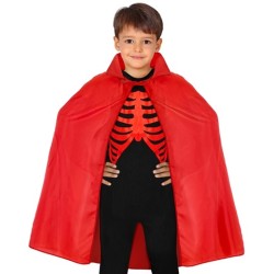 CAPE ENFANT ROUGE A COL 90 CM