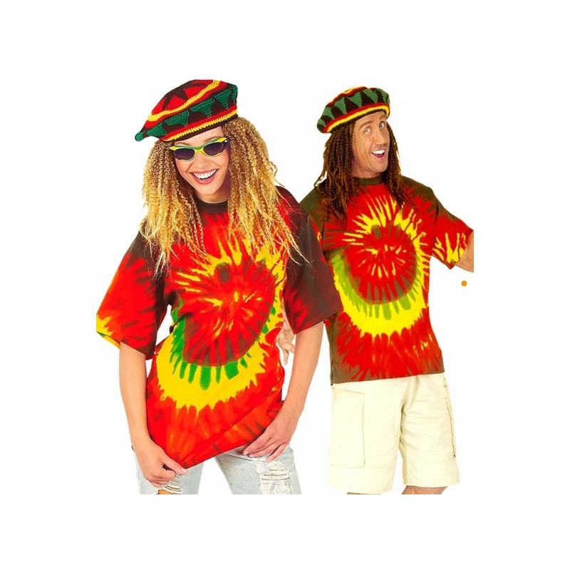 T-SHIRT RASTA UNISEXE TAILLE UNIQUE T-SHIRT RASTA UNISEXE TAILLE UNIQUE