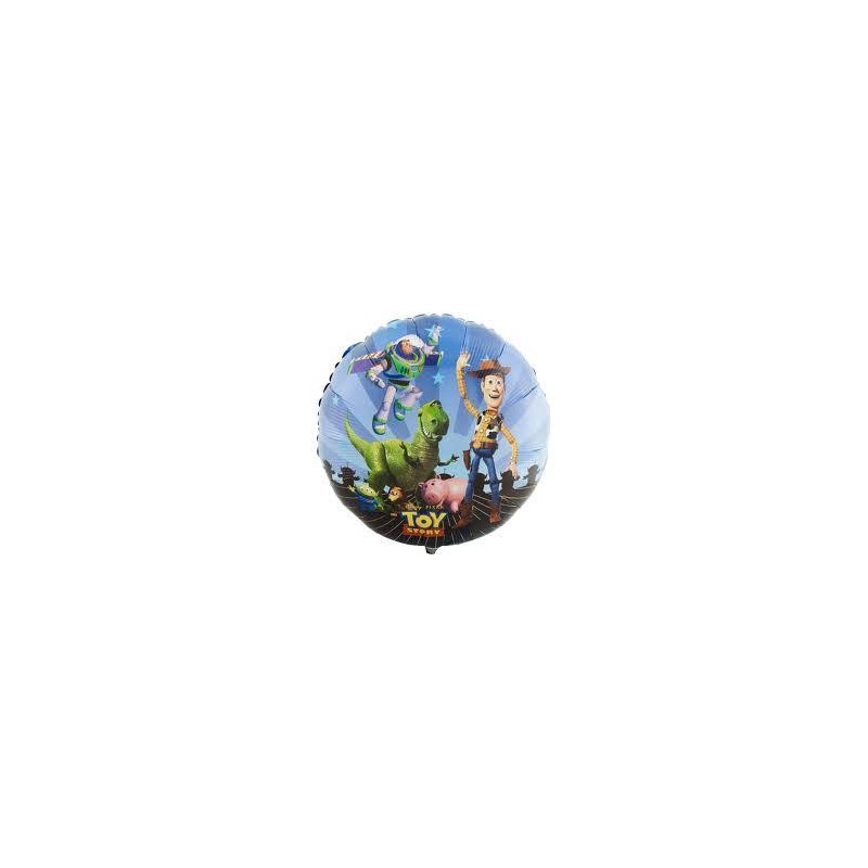 BALLON METALLIQUE ROND DISNEY TOY STORY ET AMIS 45 CM