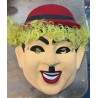 MASQUE DE CHARLOT EN PLASTIQUE AVEC CHEVEUX