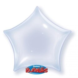 BALLON BUBBLES DECO FORME ETOILE 56 CM