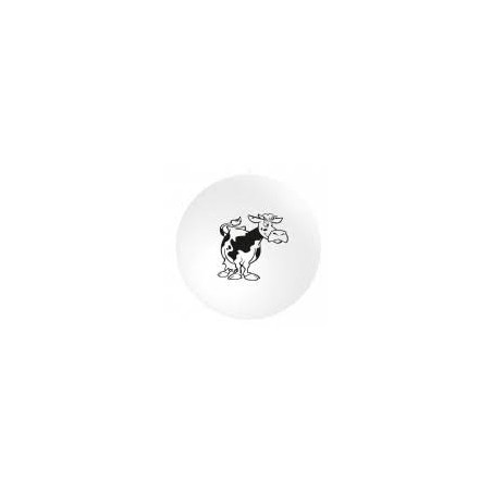 10 BALLONS VACHE LATEX SUR FOND BLANC BALLOONIA 11"