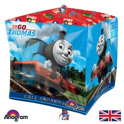 BALLON CUBEZ THOMAS AND FRIENDS LOCOMOTIVE 38 X 38 CM