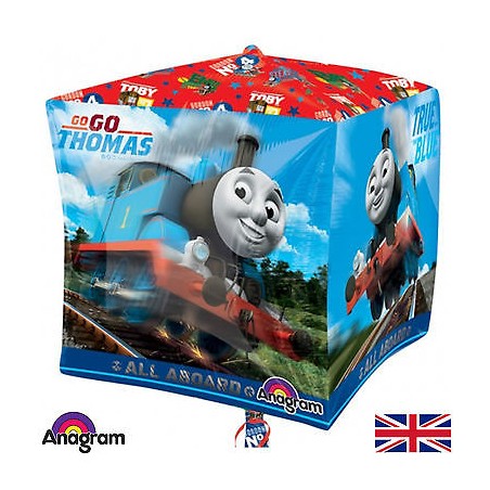 BALLON CUBEZ THOMAS AND FRIENDS LOCOMOTIVE 38 X 38 CM