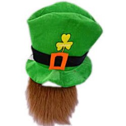 HAUT DE FORME MOUSSE ST PATRICK AVEC BARBE