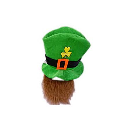 HAUT DE FORME MOUSSE ST PATRICK AVEC BARBE