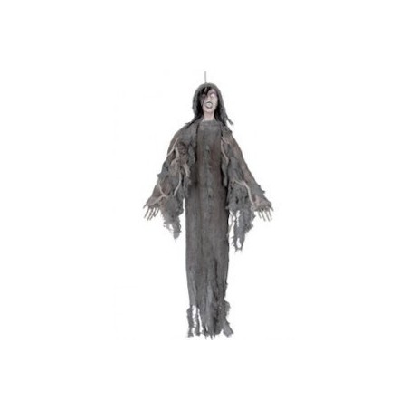 FEMME ZOMBIE DRAP GRIS