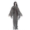 FEMME ZOMBIE DRAP GRIS