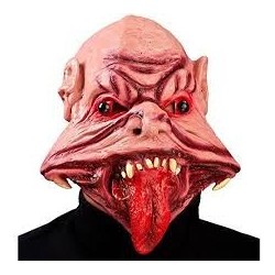 MASQUE HALLOWEEN SOUPLE MONSTRE TIRE LA  LANGUE