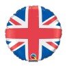 BALLON METALLIQUE ROND PATRIOTIQUE UNION JACK 46 CM