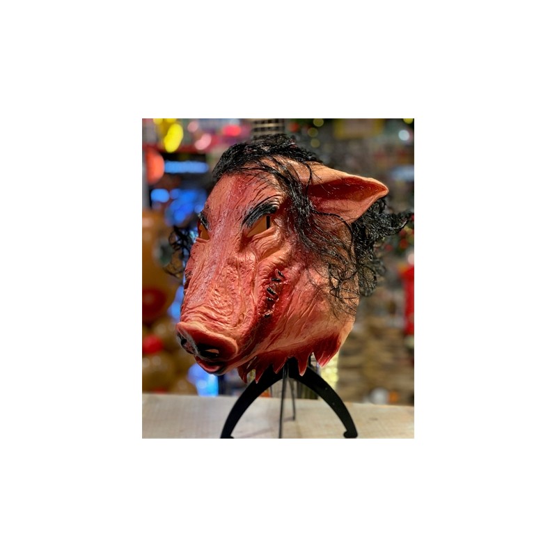 MASQUE COCHON DE SAW EN SANG