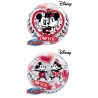 BALLON BUBBLES I LOVE YOU MICKEY MINNIE 56 CM