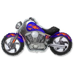 BALLON METALLIQUE MOTO CUSTOM 81 CM 