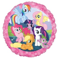 BALLON METALLIQUE ROND MY LITTLE PONY 43 CM.