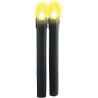 2 BOUGIES NOIRES LED 