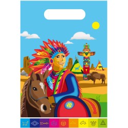 8 SACHETS CADEAUX THEME INDIEN