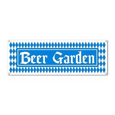 BANNER BEER GARDEN COULEUR OKTOBERFEST