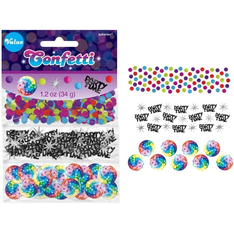 CONFETTIS DE TABLE DISCO 34G