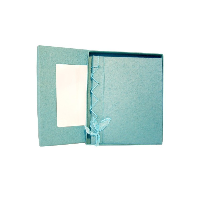 LIVRE D'OR PM TURQUOISE 21,5 X 26,5 X 2 CM