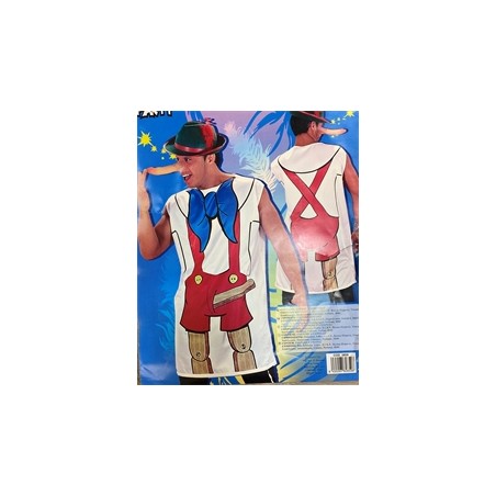 COSTUME PINOCCHIO ADULTE ENTERREMENT DE JEUNE VIE DE GARCON 