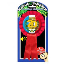 BADGES 20 ANS MUSICAL