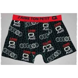 BOXER HOMME HUMORISTIQUE  AUDI TAILLE S 