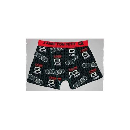 BOXER HOMME HUMORISTIQUE  AUDI TAILLE S 