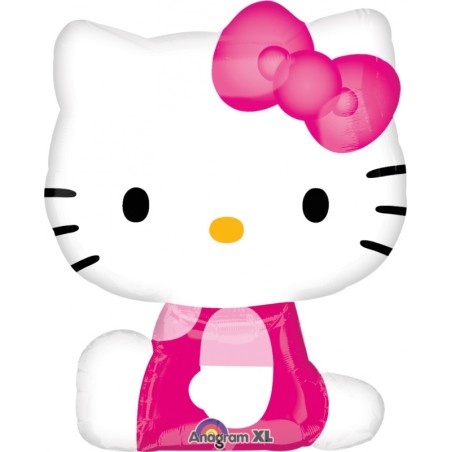 BALLON METALLIQUE HELLO KITTY 76 CM