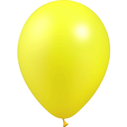 24 BALLONS LATEX 28 CM JAUNE CITRON