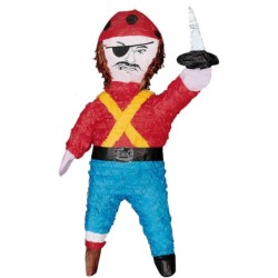 PINATA PIRATE A LA JAMBE DE BOIS EN 3D A TAPER