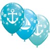25 BALLONS QUALATEX ANCRES ET BATEAUX ASSORTIMENT BLEU 25 BALLONS QUALATEX ANCRES ET BATEAUX ASSORTIMENT BLEU