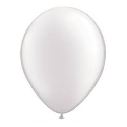 24 BALLONS BLANC BALLOONIA 28 CM