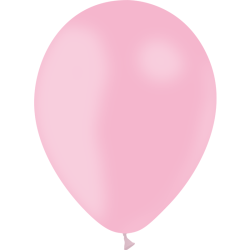 24 BALLONS BALLOONIA ROSE BONBON 28 CM 