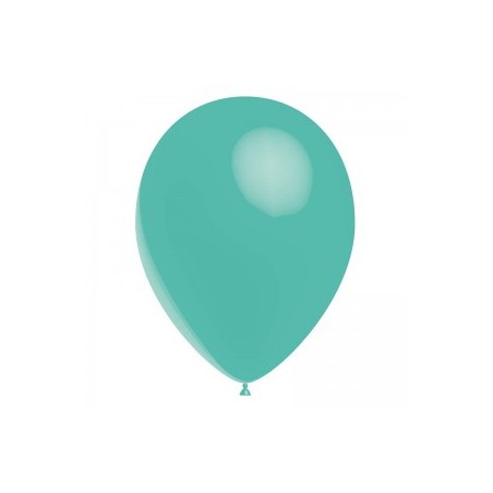 24 BALLONS BALLOONIA TURQUOISE 28 CM