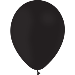 24 BALLONS BALLOONIA  NOIR 28 CM 