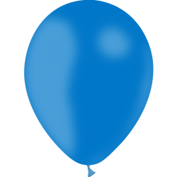 24 BALLONS BALLOONIA 28CM BLEU ROI