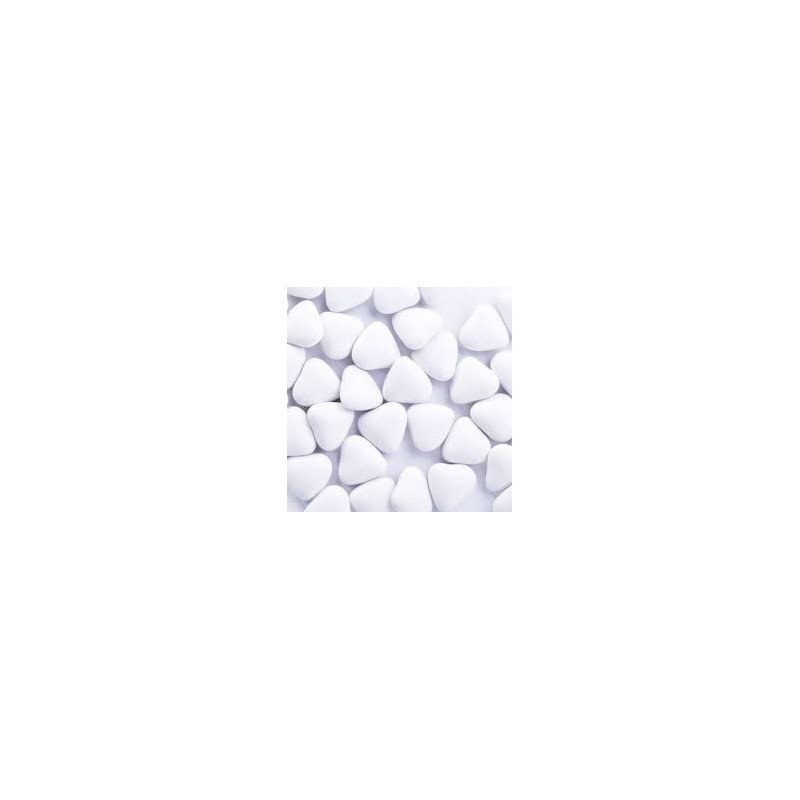 DRAGÉES MINI COEURS CHOCOLAT 500 GR – BLANC