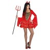 DEGUISEMENT DIABLESSE ROBE ROUGE-OR TAILLE M-L DEGUISEMENT DIABLESSE ROBE ROUGE-OR TAILLE M-L