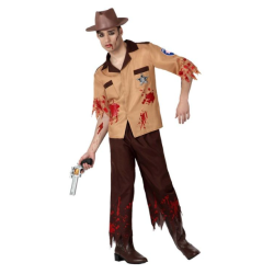 DEGUISEMENT SHERIF EN SANG TAILLE XL