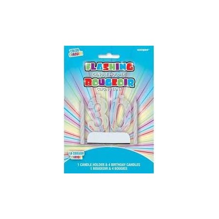 BOUGIE LED CHIFFRE 30