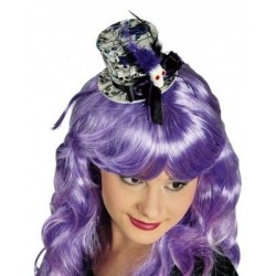 MINI CHAPEAU HAUT DE FORME VIOLET 