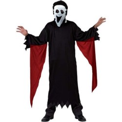 DEGUISEMENT SCREAMER ROUGE ET NOIR TAILLE 10/12 ANS