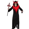 DEGUISEMENT DEMON TUNIQUE A CAPUCHE NOIR ET ROUGE TAILLE XL DEGUISEMENT DEMON TUNIQUE A CAPUCHE NOIR ET ROUGE TAILLE XL