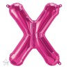 BALLON LETTRE METALLIQUE X FUSCHIA 40 CM BALLON LETTRE METALLIQUE X FUSCHIA 40 CM
