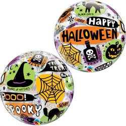 BALLON BUBBLE HAPPY HALLOWEEN 56 CM