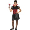 DEGUISEMENT ROBE COURTE GOTHIQUE NOIRE ET ROUGE TAILLE 5/6 ANS DEGUISEMENT ROBE COURTE GOTHIQUE NOIRE ET ROUGE TAILLE 5/6 ANS