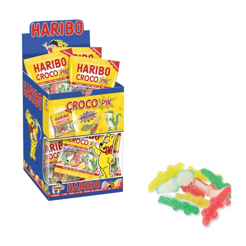 SACHET BONBON HARIBO CROCO PIK 40G SACHET BONBON HARIBO CROCO PIK 40G